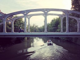 brug over de Oude Leie