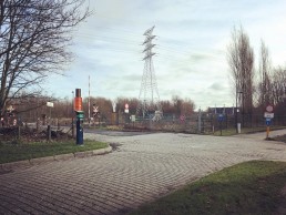 spoorwegovergang naar de Buitensingel